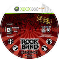 Rock Band Song Pack Volume 2 Xbox 360 LT3.0
