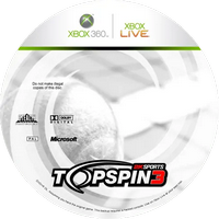 Top Spin 3 Xbox 360 LT3.0